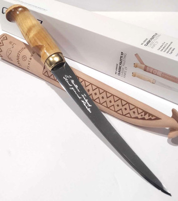Marttiini Finland Classic Fillet Skinning Hunting Fishing Knife Leather Sheath