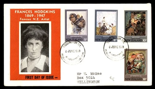 Mayfairstamps New Zealand FDC 1973 Franes Hodgkins First Day Cover aax_33657