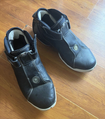 Rare Adidas T-Mac 4 Men s Black Mid Top Zip Athletic Sneakers 2004