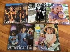 LOT x 5 American Girl Doll Catalogs 2002 - 2005 Spring Summer Fall Holiday 10