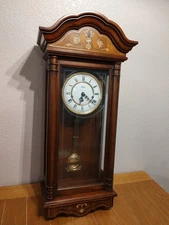 Trend Quarter Hour Triple Chime Three Melody Chime Wall Clock 8-Day Key-wind 32"