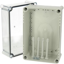 Image of Fibox 5330070 PC 28x19x18cm T Enclosure, PC Transparent cover