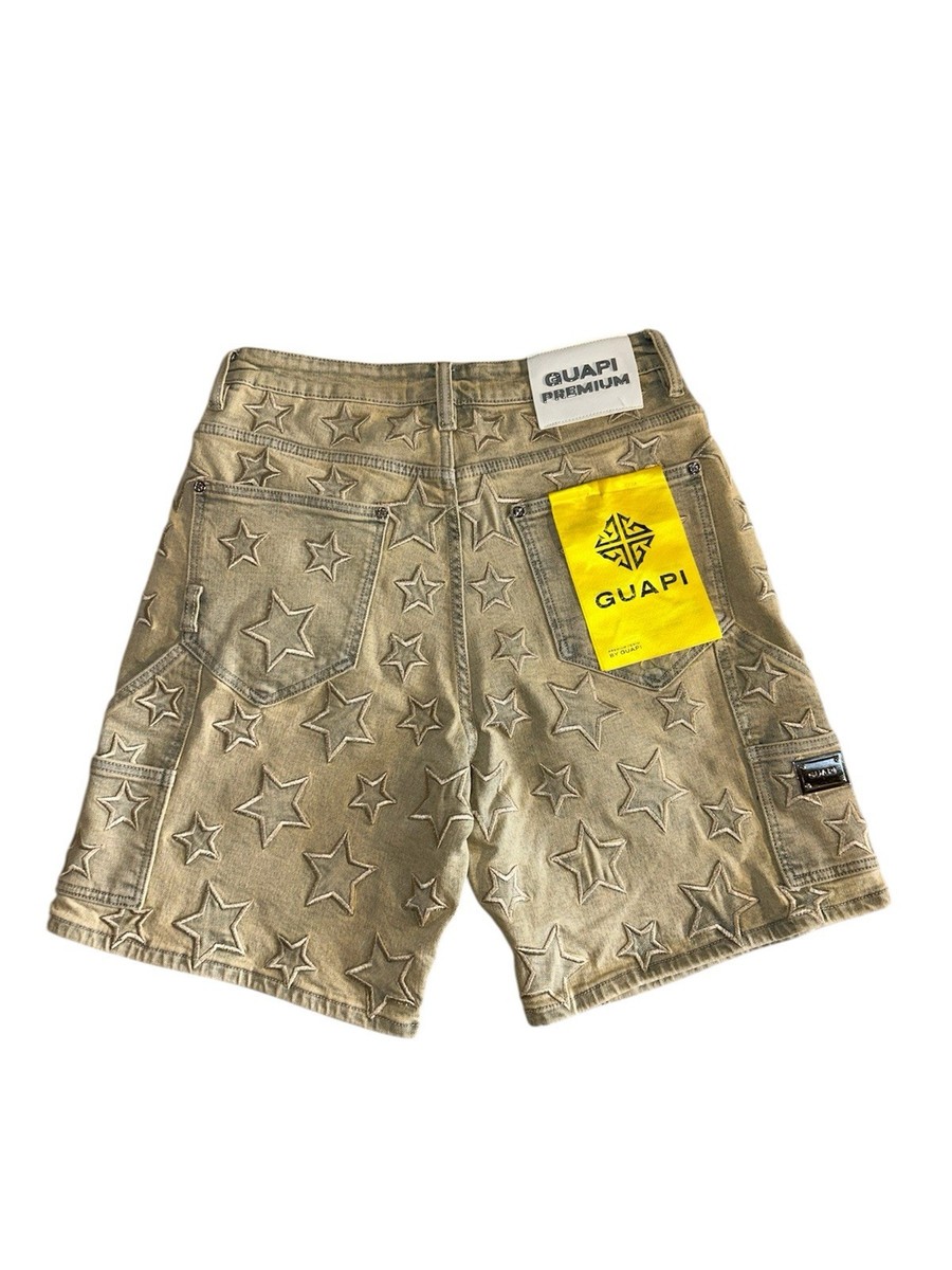 Guapi Double Knee Star Jorts Size 32 Shorts View 2