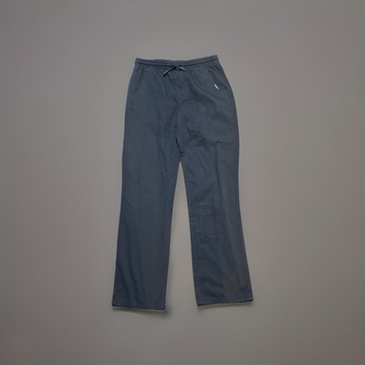 Nautica Navy Blue Drawstring Waist Casual Work Pants Sz 14/16 NWT