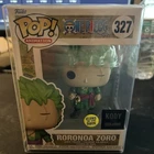 Funko Pop! Vinyl: One Piece - Roronoa Zoro (Glow) - Kody Trading Exclusive #327