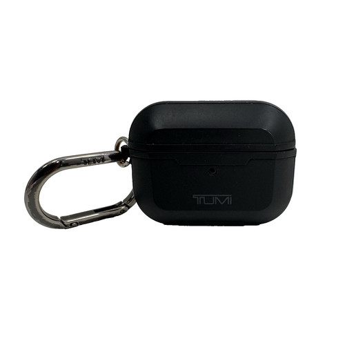 Tumi Airpods / Airpods 2 Black Case with Aluminum Carabiner