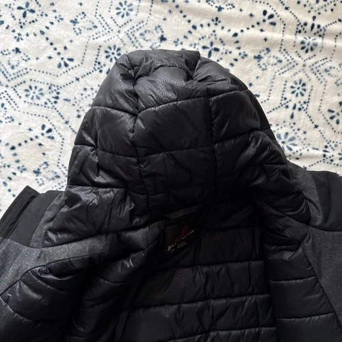 Prana Mens Holmes Puffer Jacket, Hooded Full Zip, XL, Dark Grey (NOT BLACK) image 15