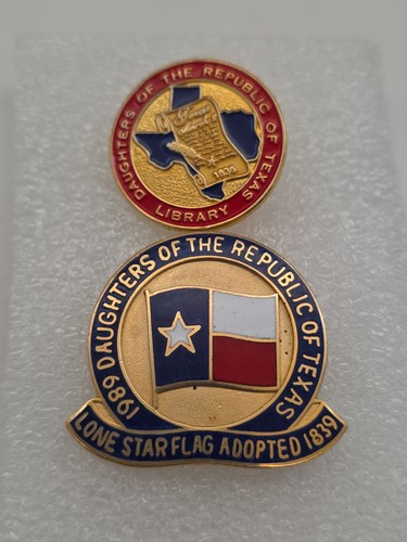 Daughters of The Republic of Texas 1989 Lone Star Flag Adopted 1839 & Library 