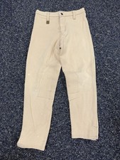 Devon-Aire Youth Knee Patch Riding Breeches Jodhpurs Beige Size 14