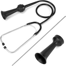Mechanics Stethoscope Kit, 3 Piece Automotive Engine Diagnostic Tool with 80mm