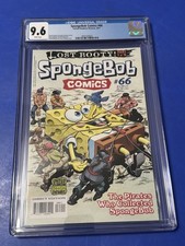 SpongeBob Squarepants 66 CGC 9.6 1st Print United Plankton Sponge Bob Comic 2017