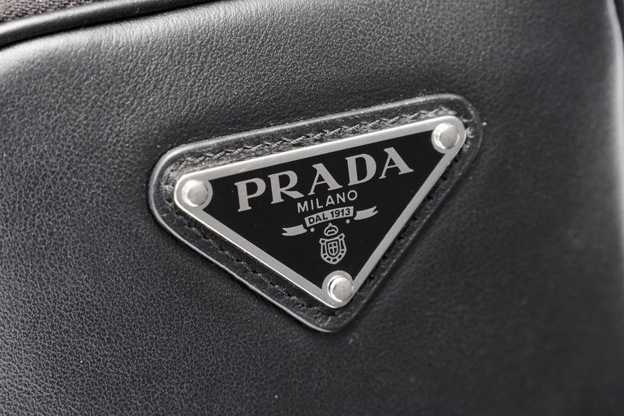 Prada Leather Smartphone Case Shoulder Pouch Black Used From Japan thumbnail 6
