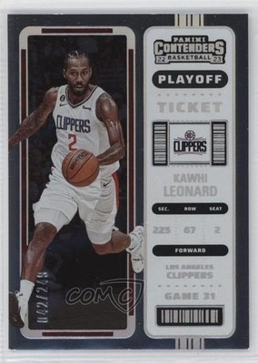 2022-23 Panini Contenders Playoff Ticket 42/249 Kawhi Leonard #27 0ce4