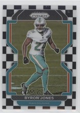 2021 Panini Prizm Black & White Checker Prizm Byron Jones #110 9bp