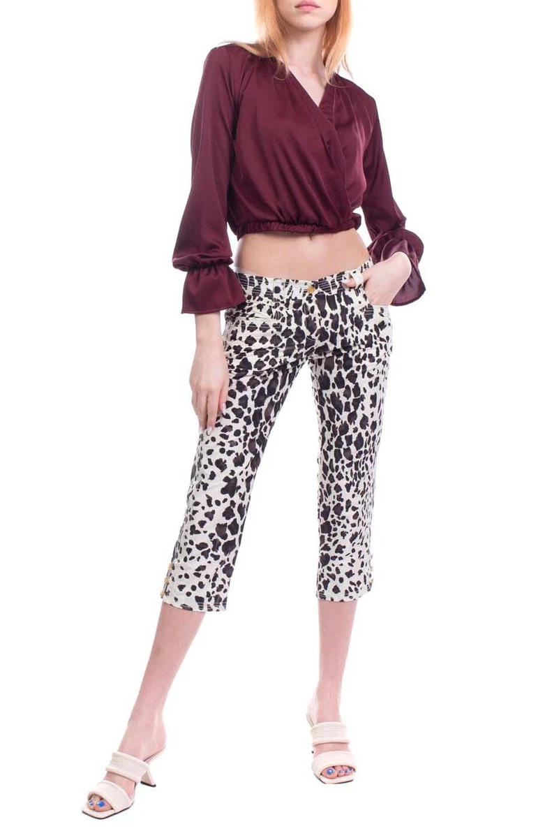 Patterned on sale capri trousers