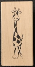 Judith Small Giraffe Rubber Stamp E65