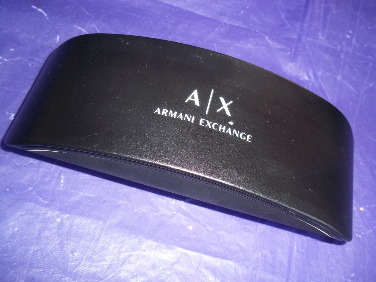 Armani Exchange Sunglasses EUC w/ Case Armani Exchange Sunglasses Case for sale | eBay main image 4