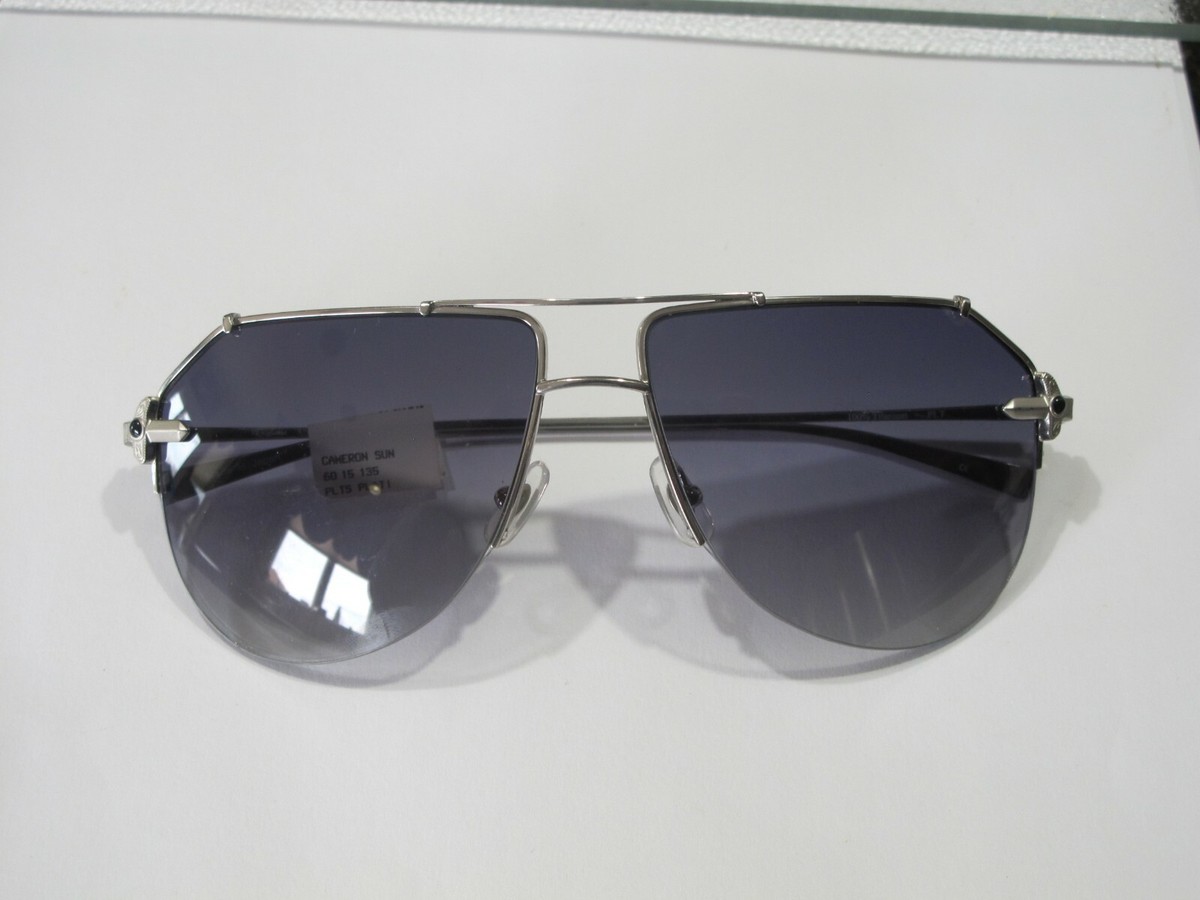 NWT -Cameron Sun, Onyx Blue-Gray Gradient Lens 100% Titanium Retail $543