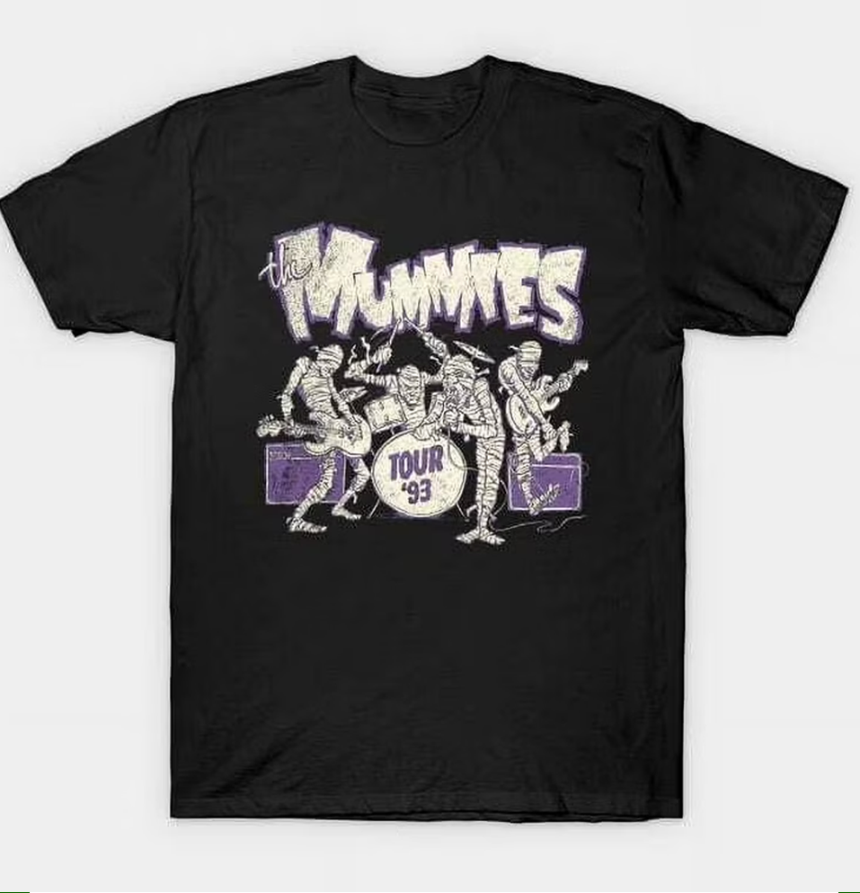 NEW The Mummies Band Short Sleeve Black All Size S-5XL T-Shirt