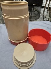 Vintage Aladdin Made in USA Pint Wide Mouth No. 240 Cup No. 44 Stopper Thermos