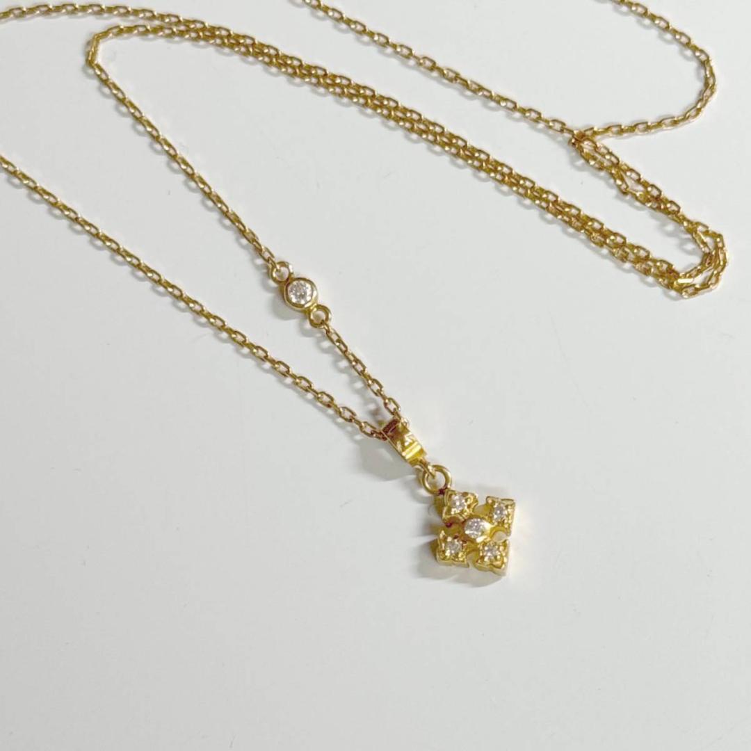 Loree Rodkin K18YG diamond cross necklace PETITE FANCY PRINCESS