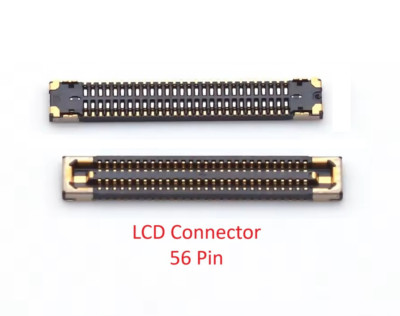 2x FPC Connector Samsung S21 S21Plus S21Ultra 56Pin LCD Connector on Bord
