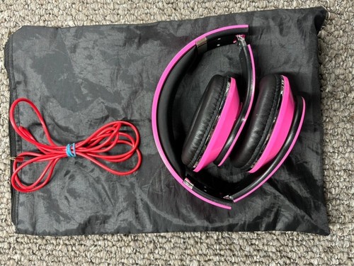 BROKEN Beats by Dr. Dre Solo HD Headband Headphones wired pink PARTS music audio - Foto 5 di 15