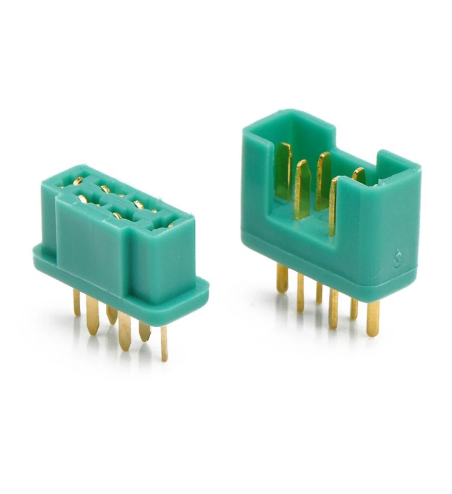 ✅ 10 Paar 20 Stück MPX 6Pin Hochstromstecker Stecker Buchse Multiplex kompatibel - Bild 4 von 4