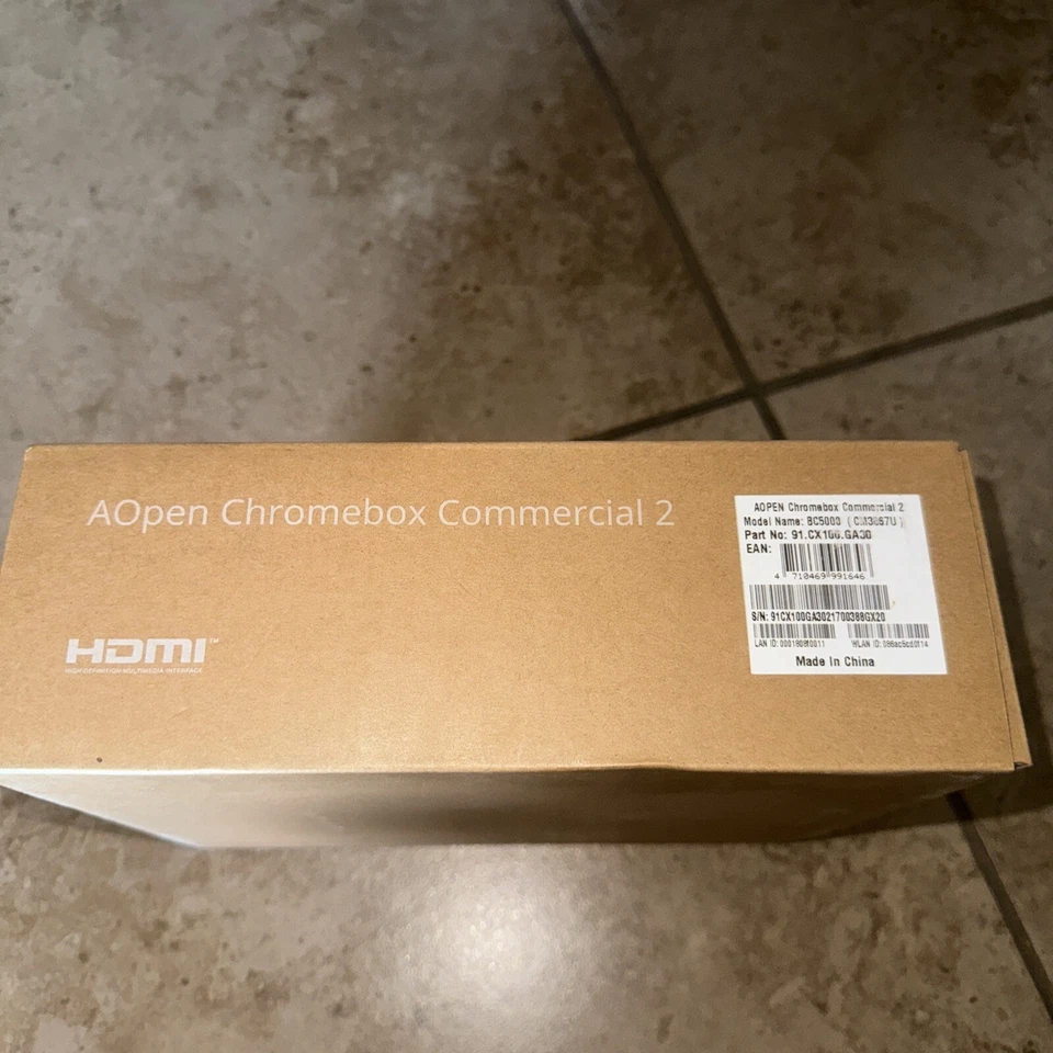 AOpen BC5000 Chromebox Commercial 2 Mini Pc Intel Celeron 4GB RAM/32GB SSD - Image 2 of 4