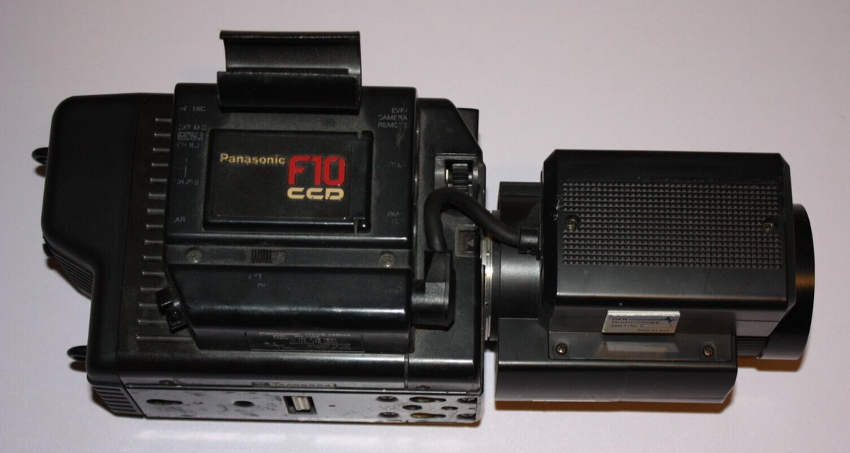 Panasonic F10 CCD vintage Video Camera with 10.5-84mm TV zoom lens
