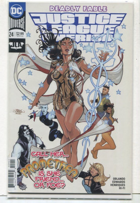 Justice League Of America #24 NM Deadly Fable  Cover A  DC Comics CBX1V
