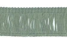 Trimplace Sage Green 2" Rayon Chainette Fringe - 9 Yards