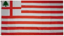 New England 1776 War Stripes Appeal to Heaven Continental 100D 3x5 Flag Banner