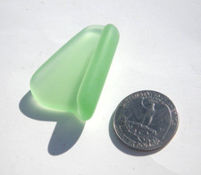 Sea Glass, Unique Shaped Green