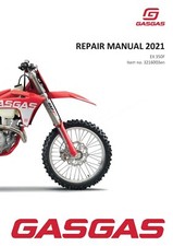 GasGas Gas Gas Service Workshop Shop Manual Book 2021 EX 350F US