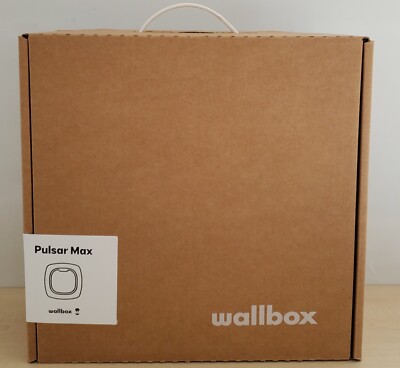Wallbox Pulsar MAX Electric Vehicle Charger, Type 2 Socket, 22kW, Black _6_5