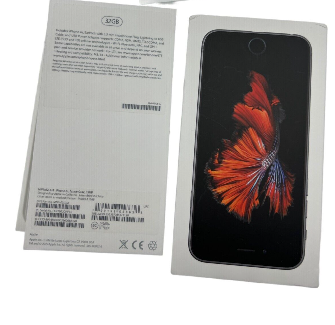 iPhone - iPhone 6s Space Gray 32 GB SIMフリー 新品 未使用 iPhone 6S 32GB Space Gray (Black) Straight Talk & Total
