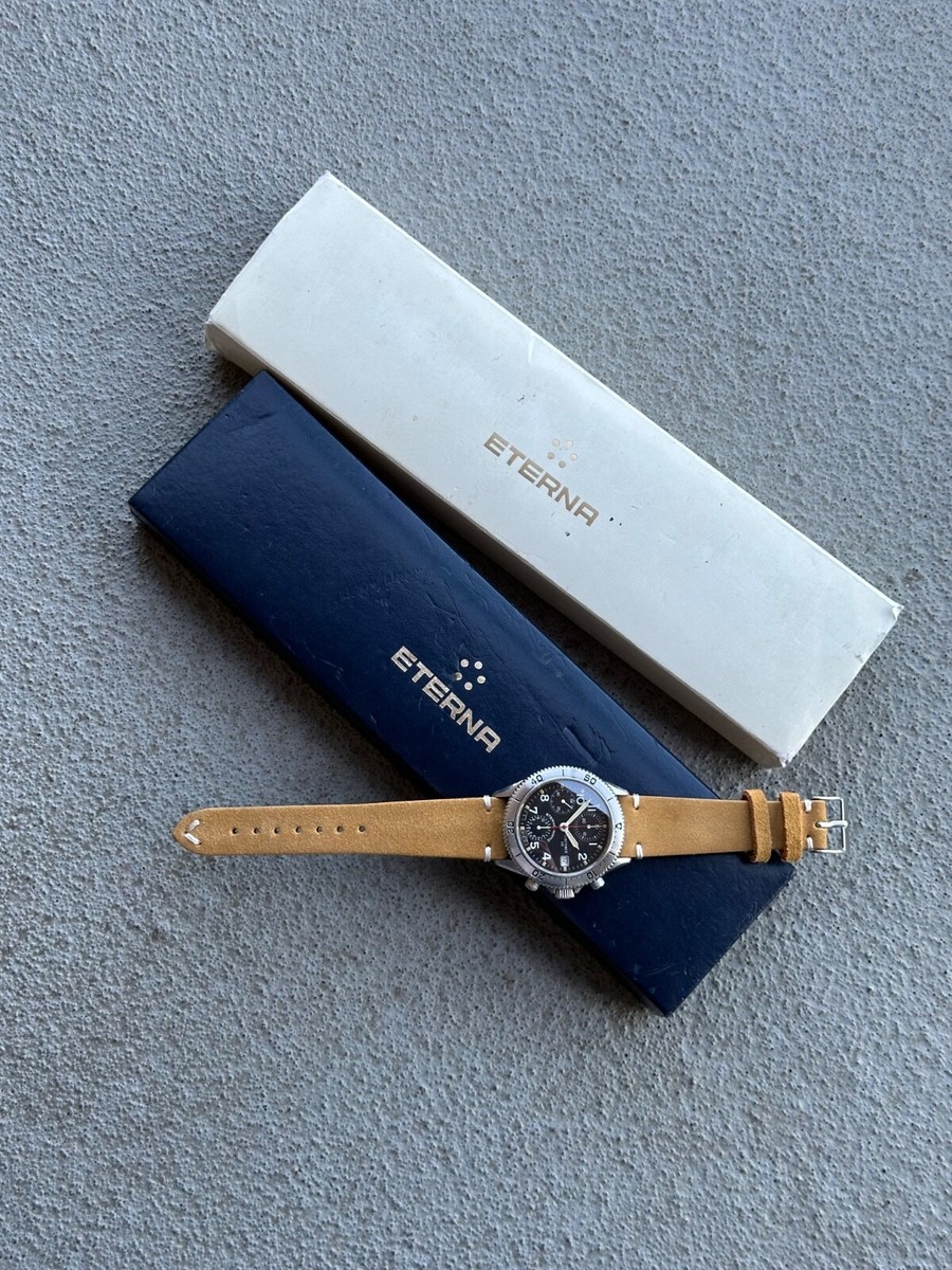 Vintage Eterna Eterna-Matic Airforce III Chronograph 39mm Ref