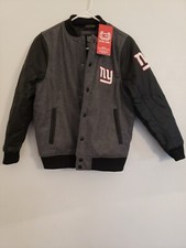 Ultra Game NFL Boys Classic Baseball Varsity Jacket 14-16 LARGE, feels small