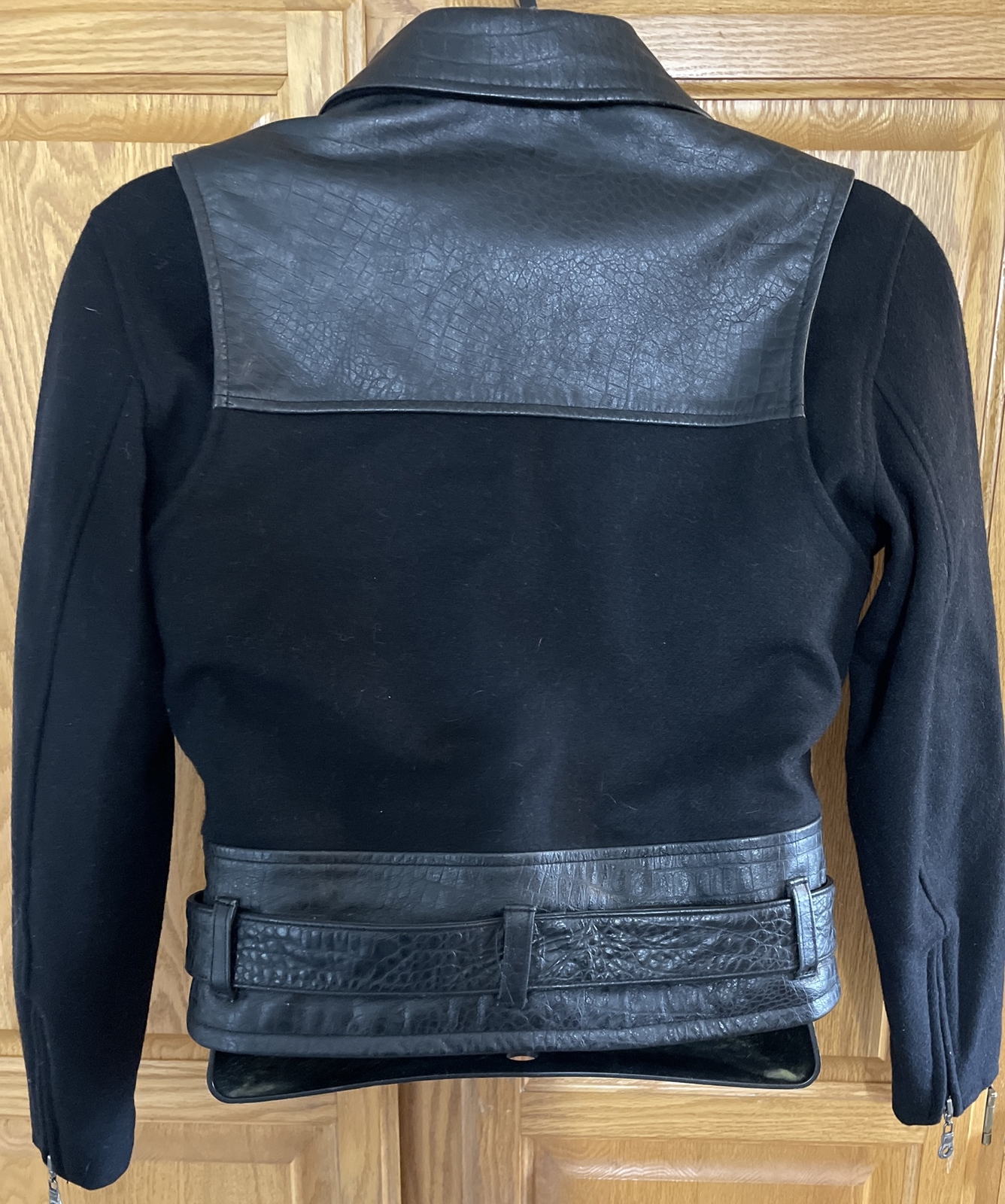 Harley Davidson Womens Jacket Extra Small Wool Mo… - image 2