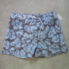 Tailorbyrd Swimming Shorts Men's Size 50 Blue Floral New With Tags