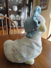 BEATRIX POTTER Vintage Eden Plush Jemima Puddle Duck - 10" EXC - Rare