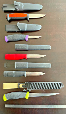 5 Mora-Messer aus Schweden für Jagd, Angeln und Werkstatt