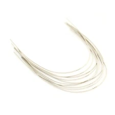 J&J Ortho™ Orthodontic Archwire Ovoid / Natural Stainless Steel / NiTi (10/pk) 