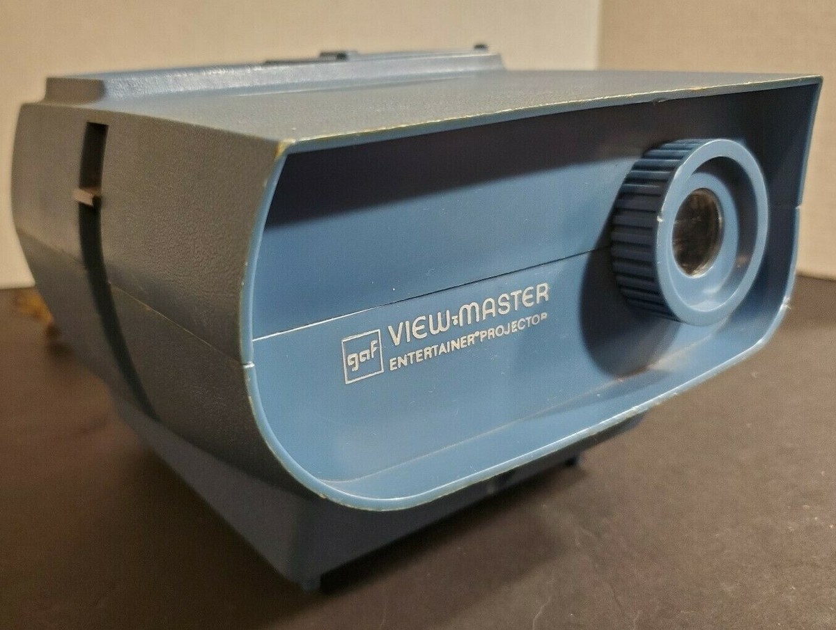 Vintage 1969 GAF View-Master Entertainer Projector LV-1 Blue | eBay