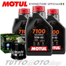 Tagliando KAWASAKI Z 650 Abs 2017-2023 Kit Olio Motul 7100 10W40 + Filtro Z650