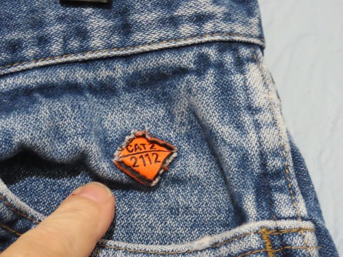 READ Wrangler FR 13 Original Jeans Men's 36x32 Blue Flame Resistant CAT2 2112 - Picture 7 of 17
