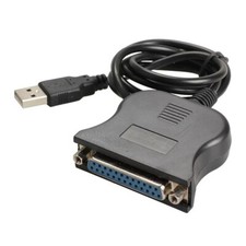 USB to 25 Pinhole Parallel Cable DB25 Interface IEEE 1284 Printer USB2.01749