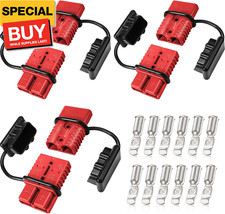 6 Pieces 2-4 Gauge 175A Battery Quick Connector 12-36V Disconnect Wire Harness P