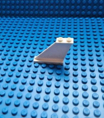 LEGO 2340 WEISSE SCHWANZFLOSSENSTÜTZE 4x1x3 PACK 2